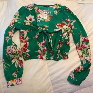 Express floral top